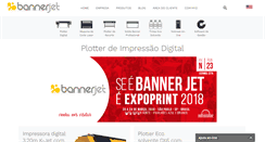 Desktop Screenshot of bannerjet.com.br